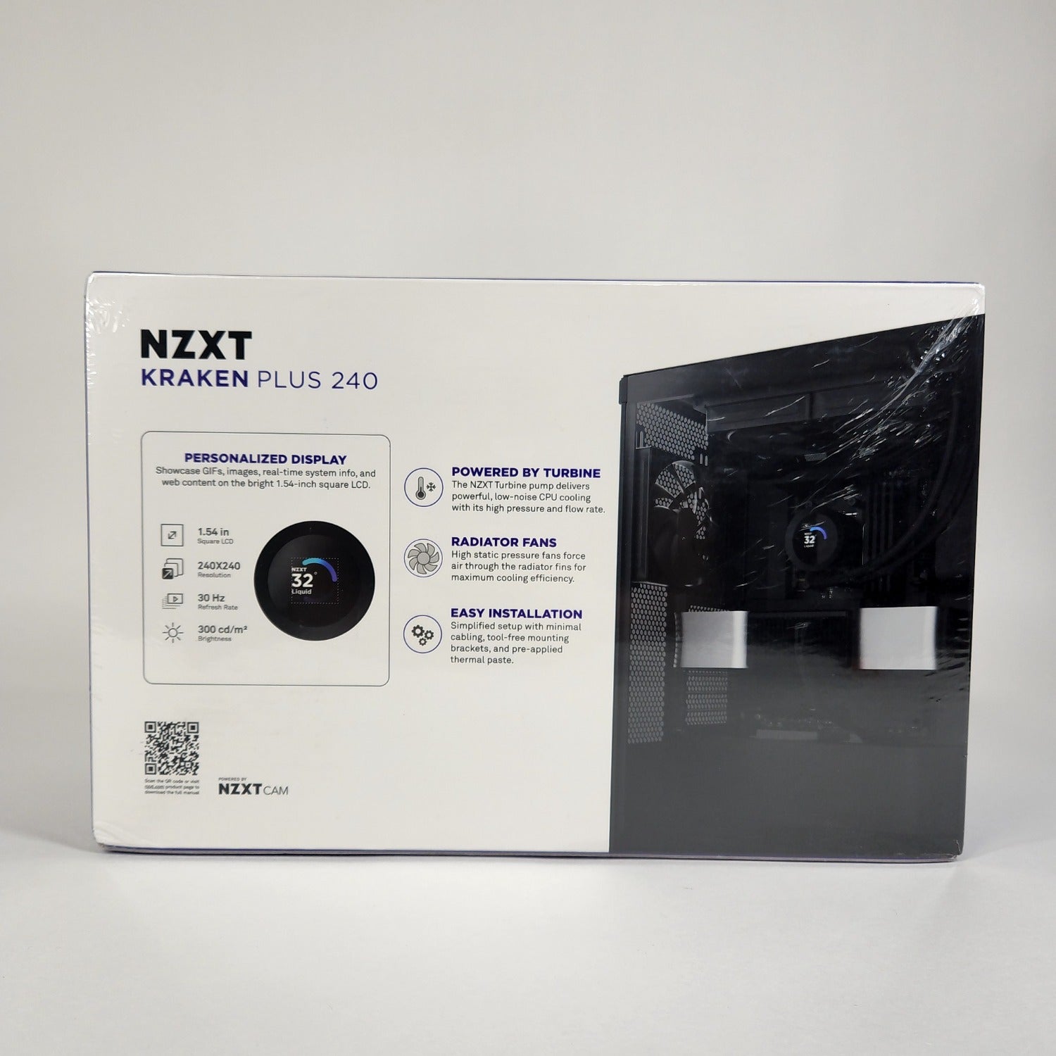 NEW NZXT Kraken Plus 360 Radiator CPU Liquid Cooler RL-KN240-B2